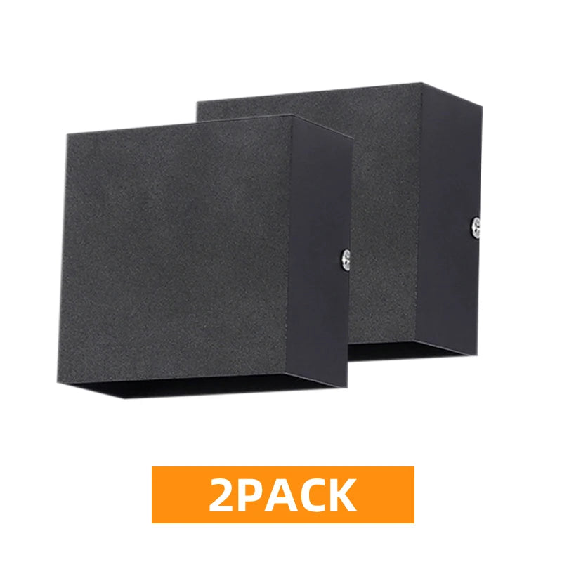 Lampe murale LED éclairant le haut et le bas