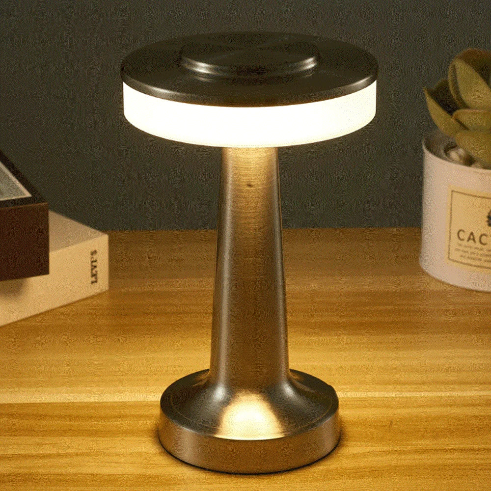 Lampe de bureau LED rechargable sans fil à capteur tactile