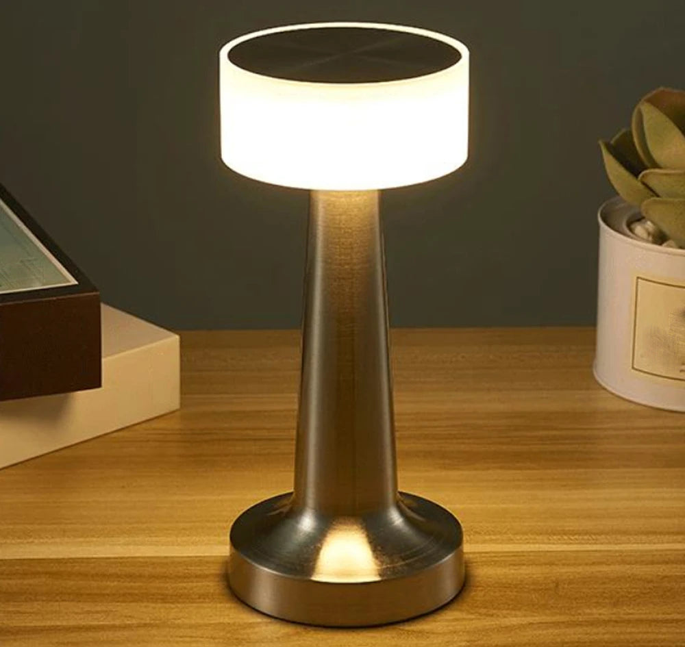 Lampe de bureau LED rechargable sans fil à capteur tactile