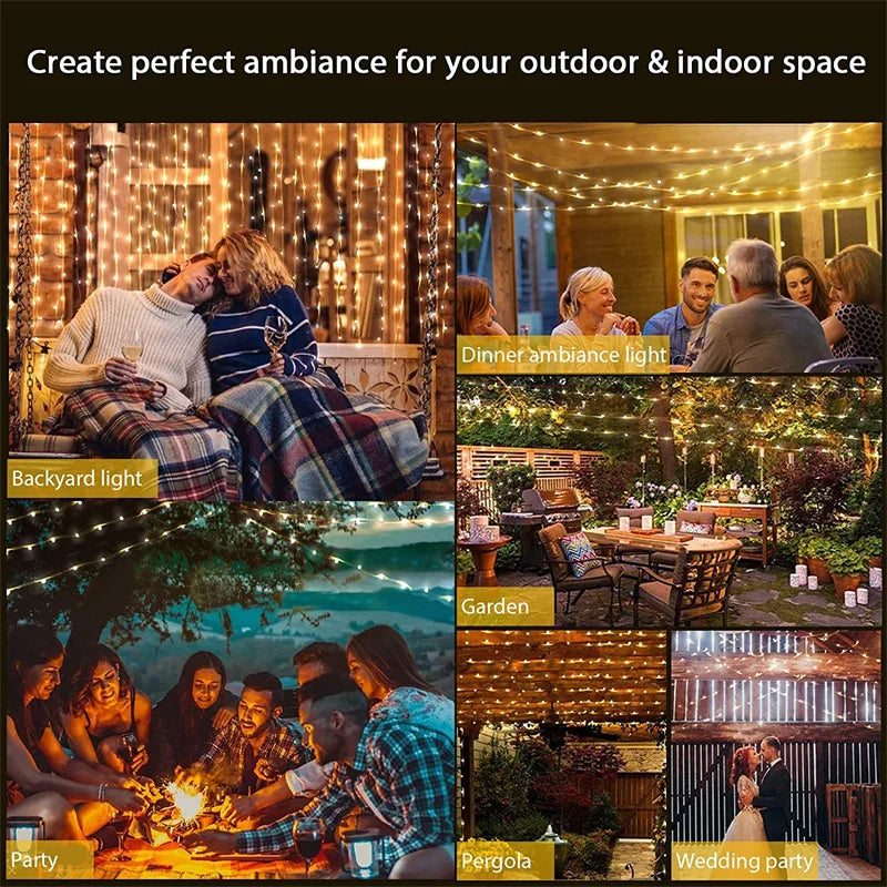 Guirlande lumineuse d'arbre de Noël