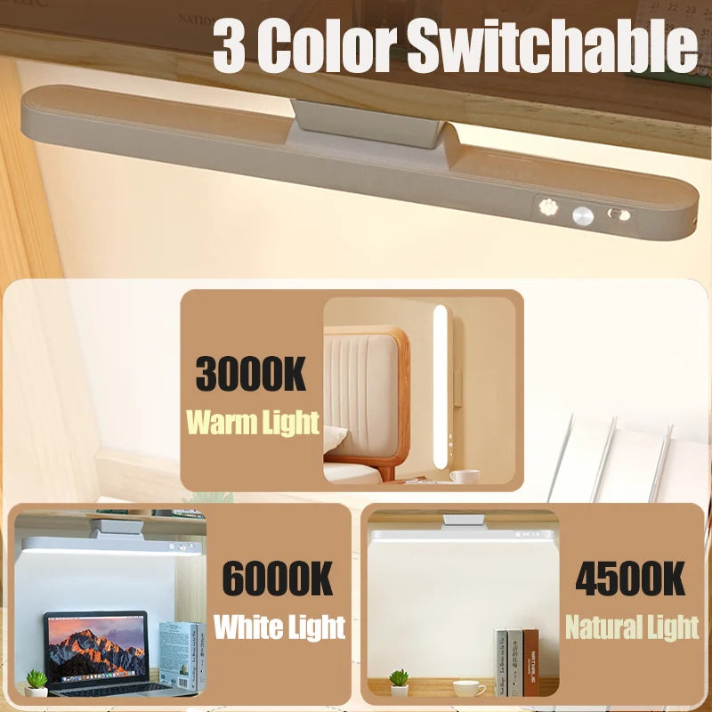 Lampe de table LED rechargeable par USB à suspension magnétique