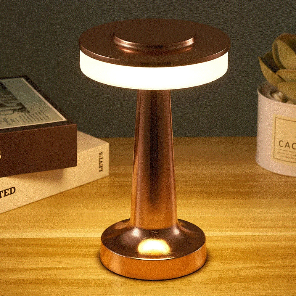 Lampe de bureau LED rechargable sans fil à capteur tactile