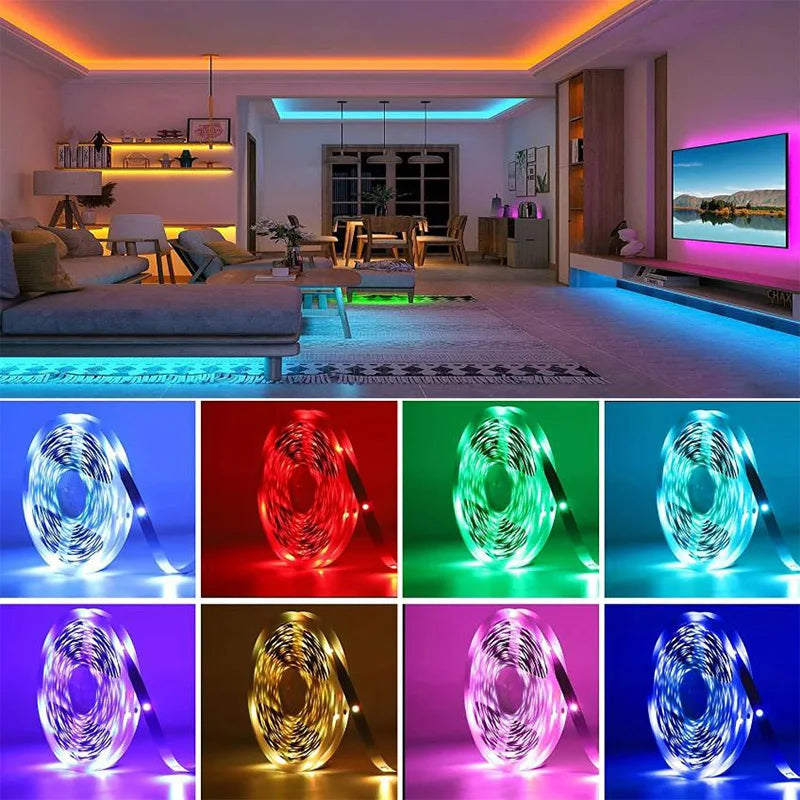 Ruban lumière de chambre LED flexible