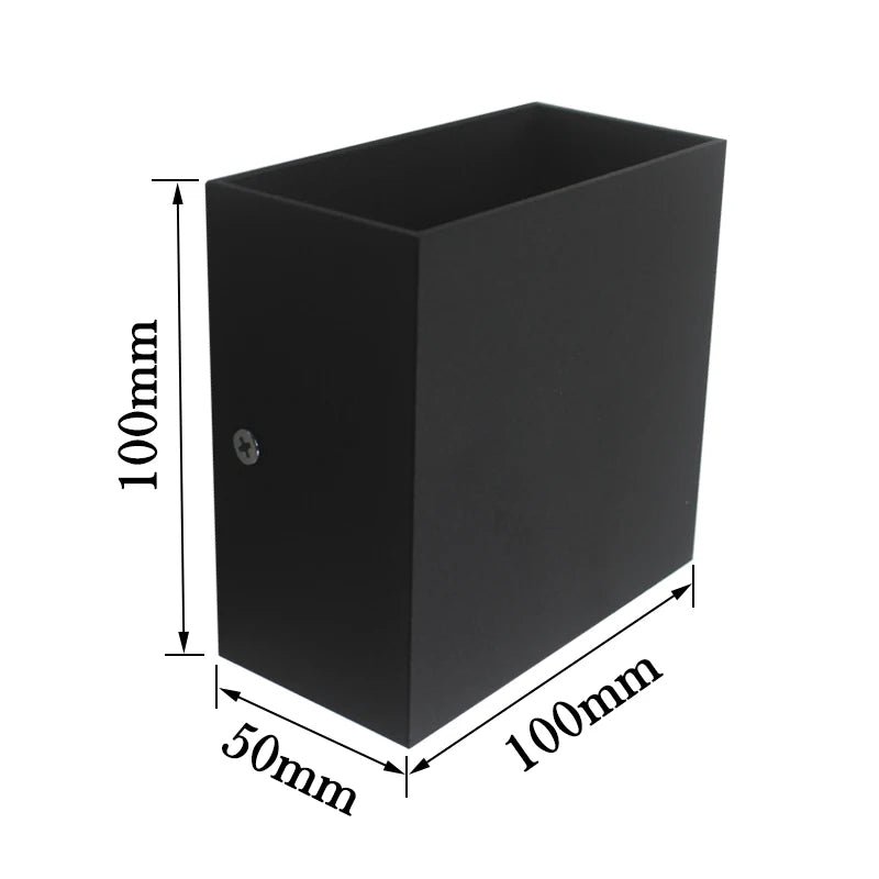 Lampe murale LED éclairant le haut et le bas